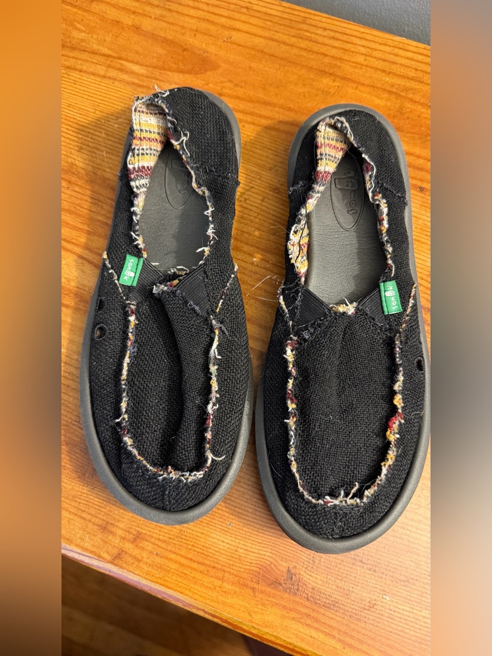 Sanuk Women’s Donna Hemp Shoes, Size 6 EUC